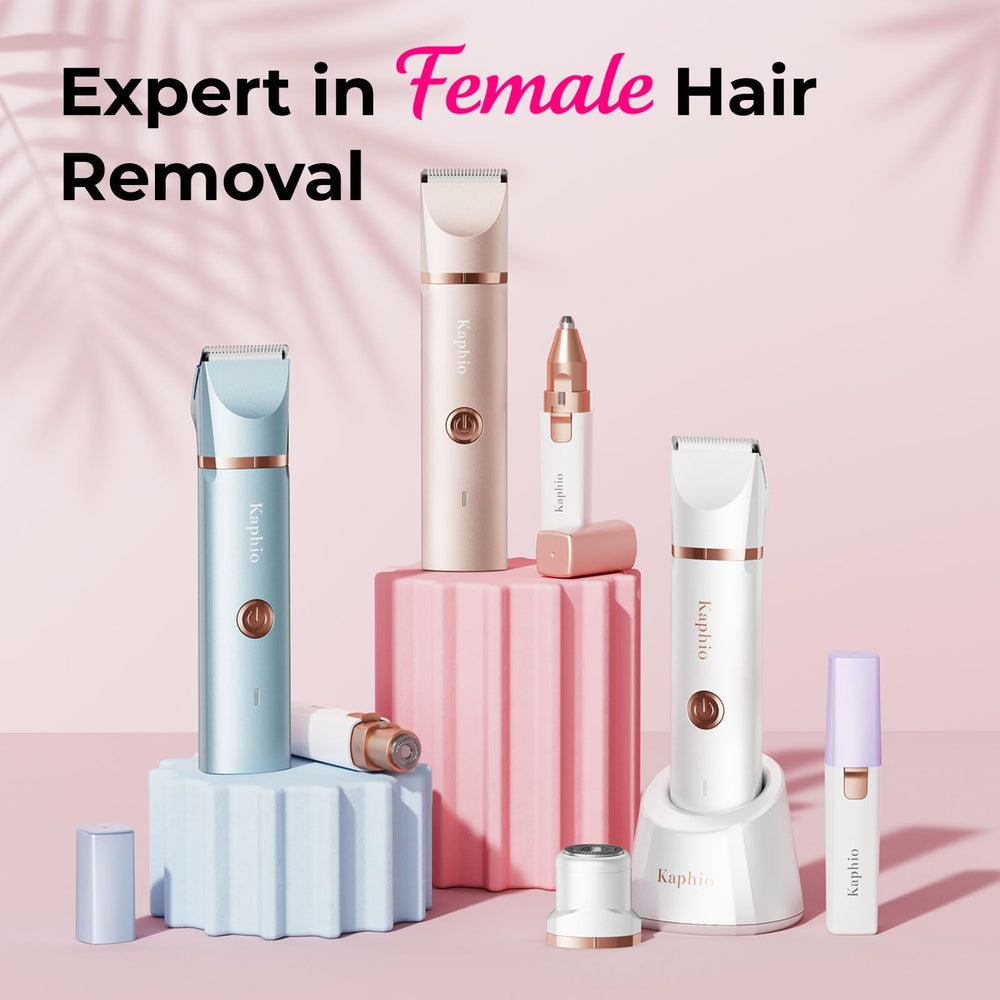 KAPHIO rose gold aesthetic complements daily grooming routines.