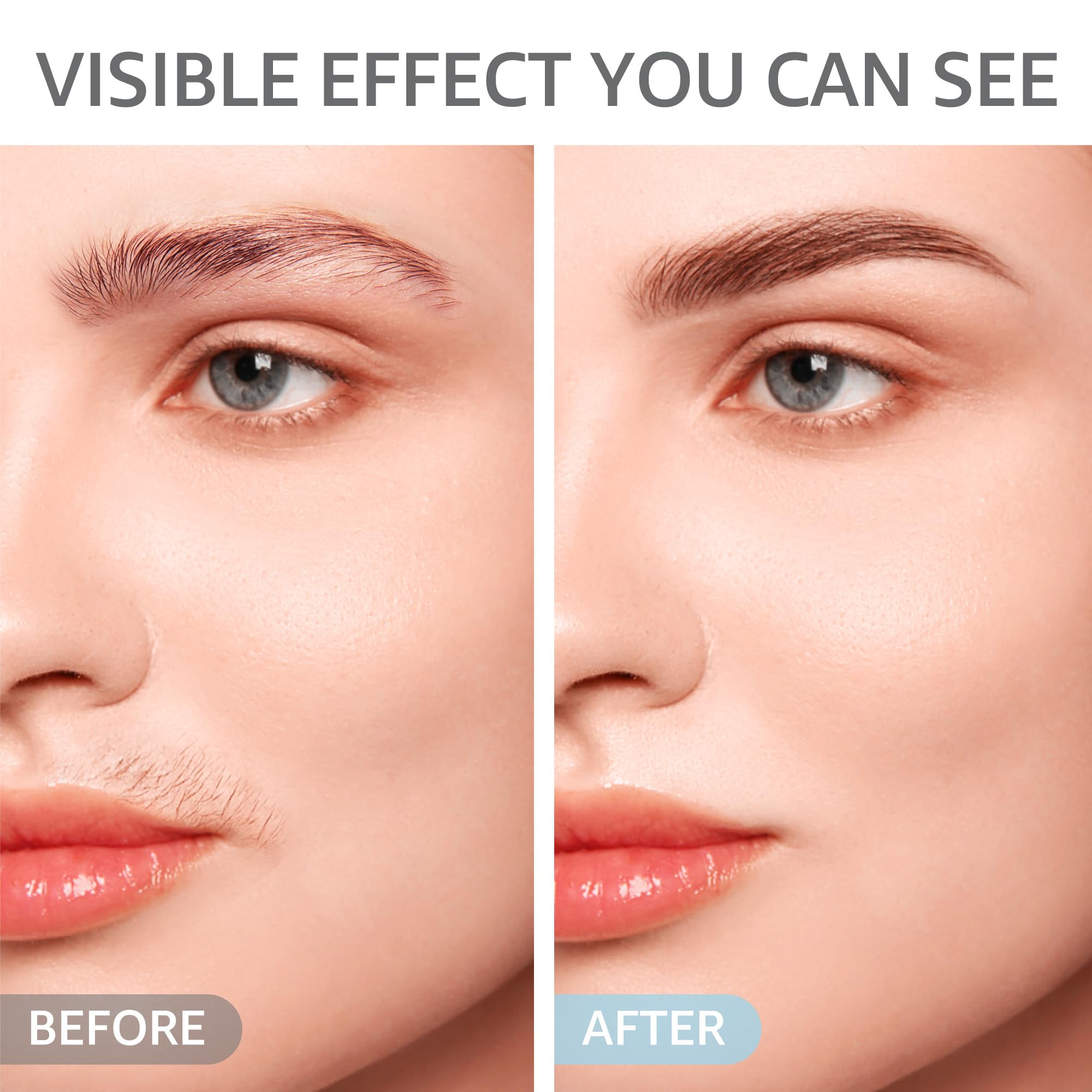 KAPHIO eyebrow trimmer with light for precise shaping.