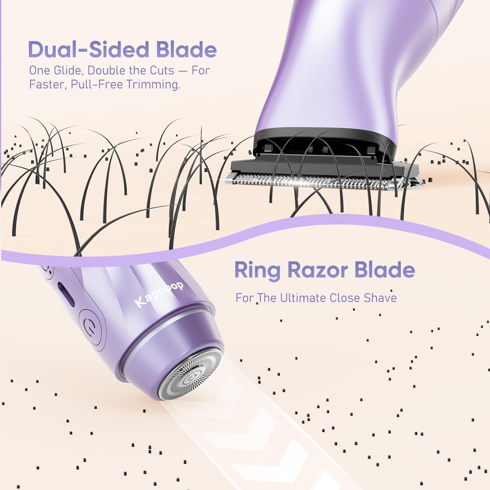 Kapopop compact design slips into bags for travel grooming