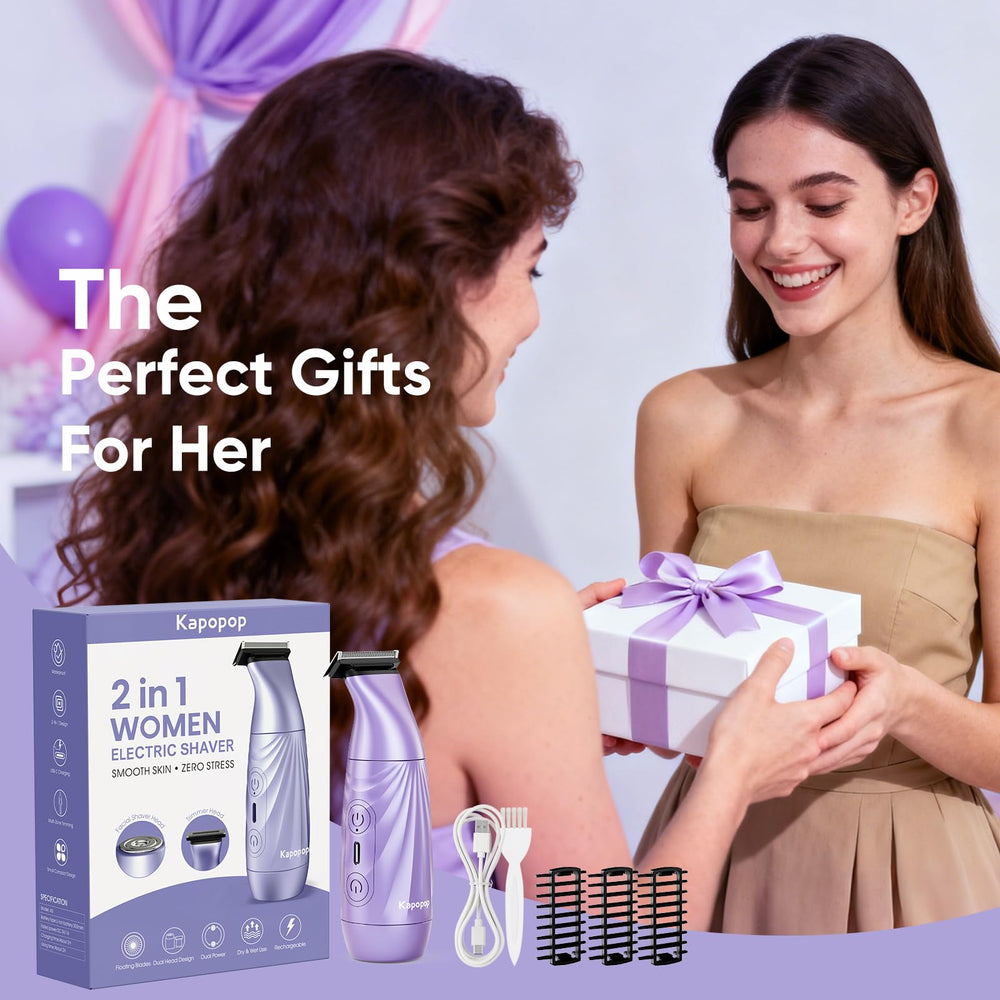 Kapopop gift-ready bikini trimmer for self care or gifting