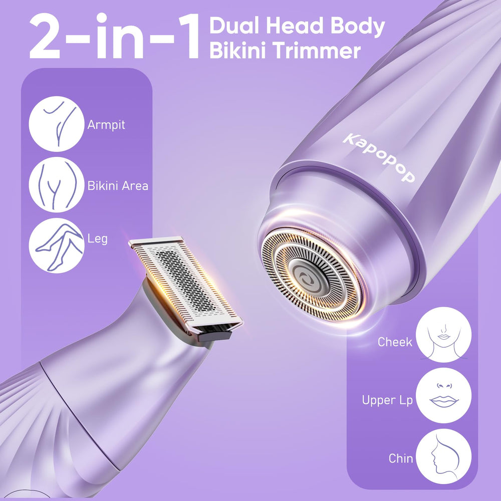 Kapopop USB-C rechargeable design provides long cordless grooming sessions