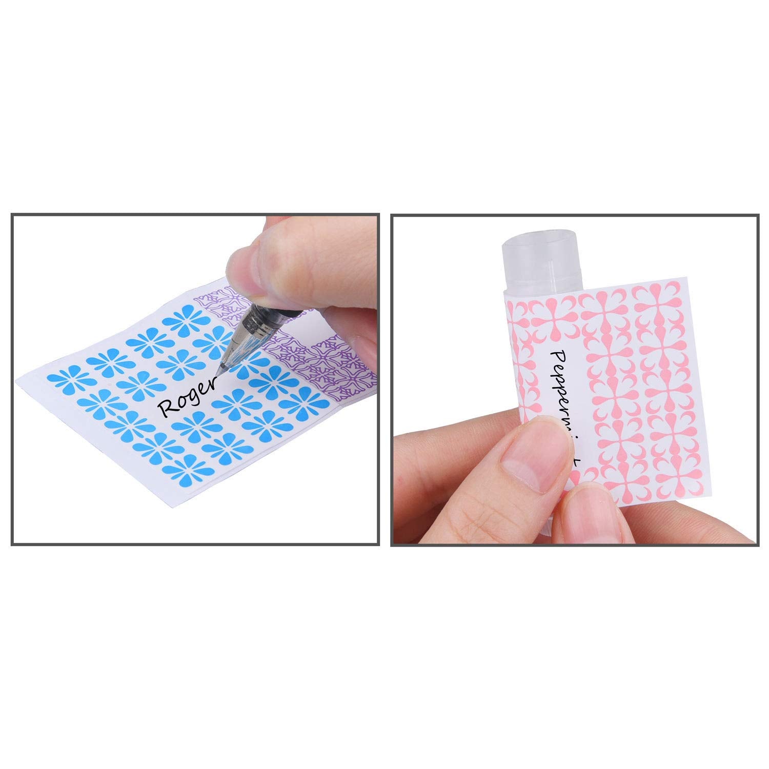 Kare & Kind DIY lip balm kit includes tubes, caps, labels, and stickers for crafting