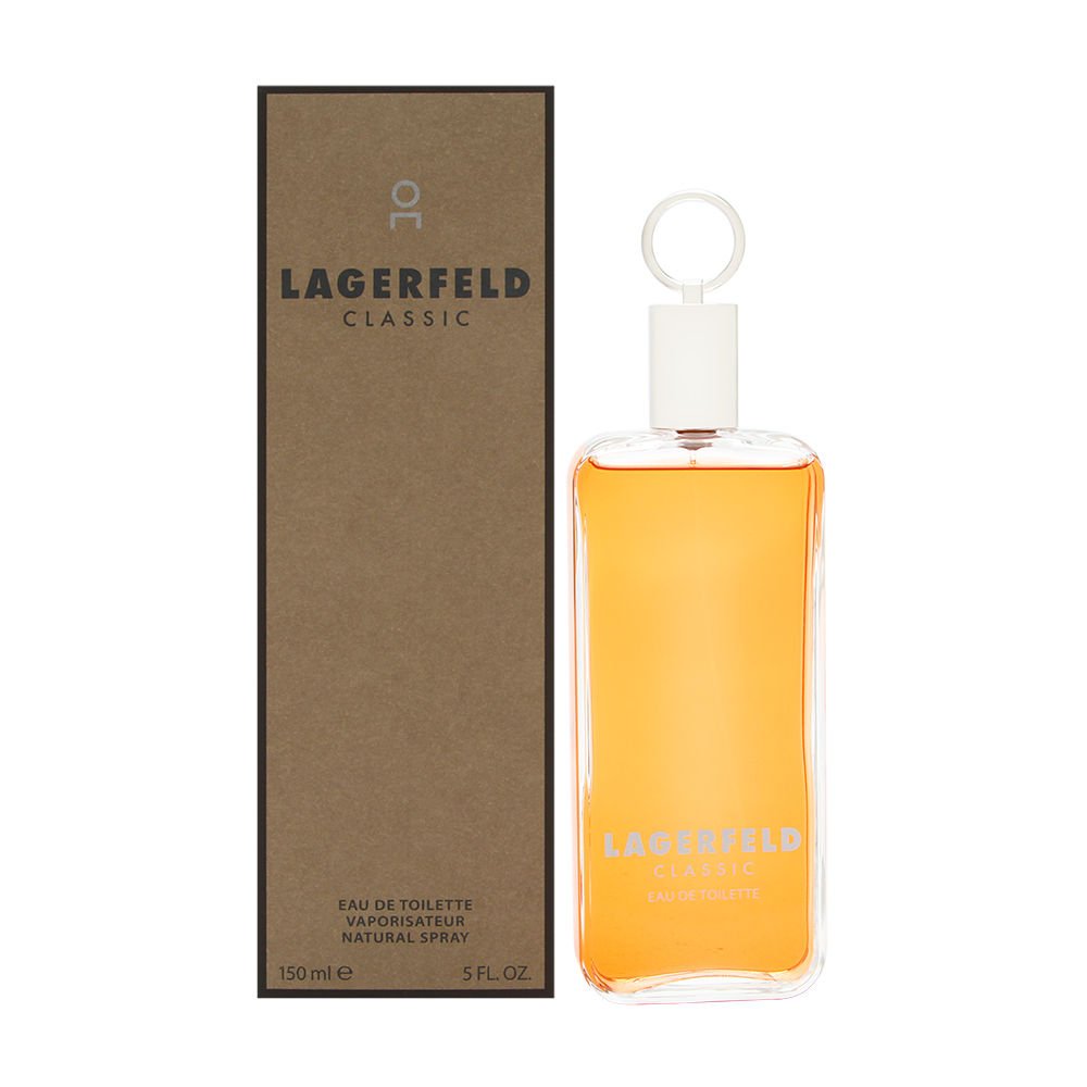 KARL LAGERFELD Classic for Men bottle on a clean surface, ideal for daily wear.