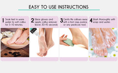 Karlash Callus Remover Kit in use for at-home foot care routine.