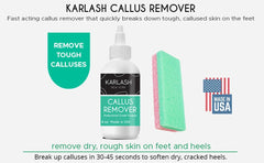 Karlash Callus Remover Pumice Stone for smoother heels and quicker smoothing.