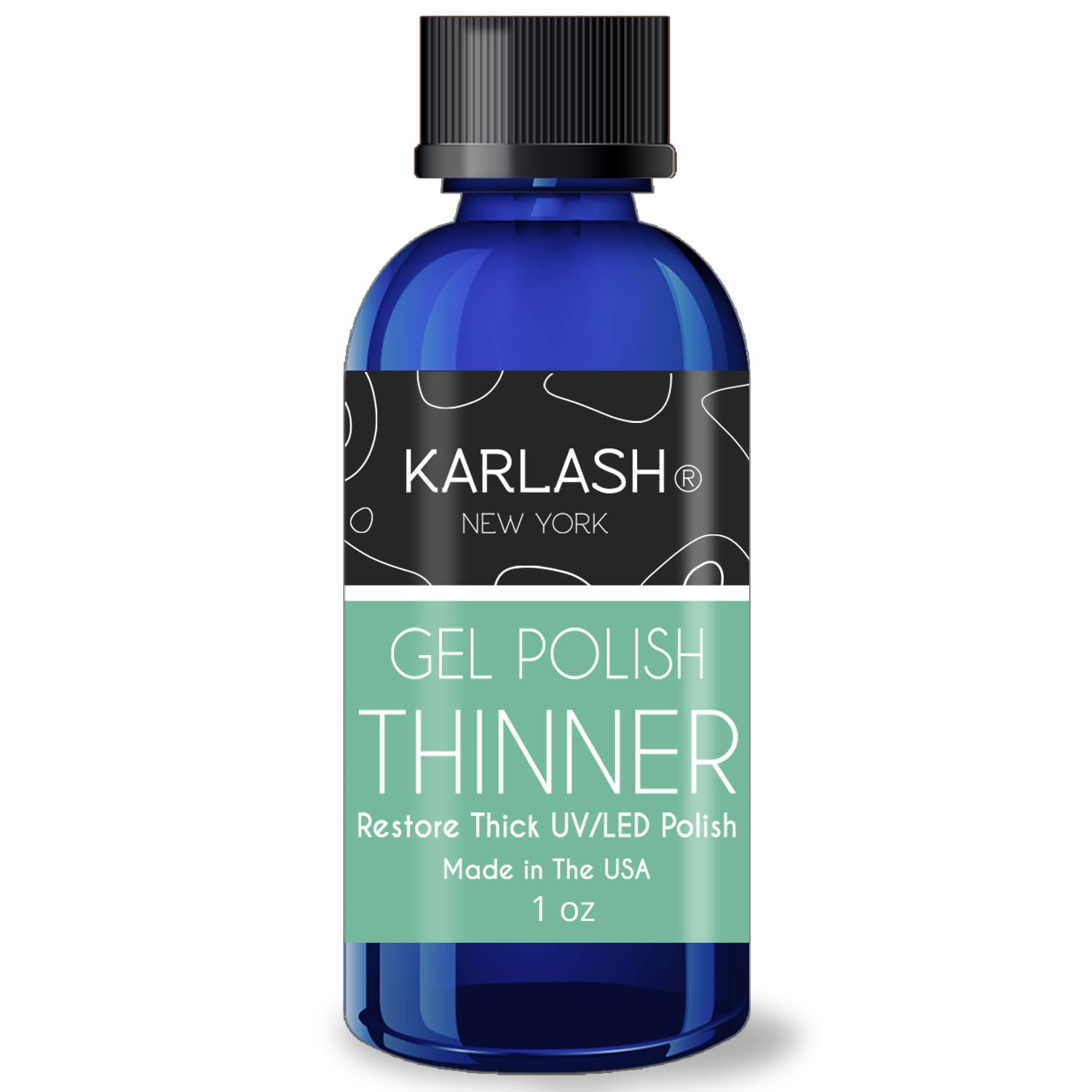 Karlash Gel Polish Thinner, aplicación de gotas, facilita revitalizar esmaltes gruesos para una aplicación fácil.