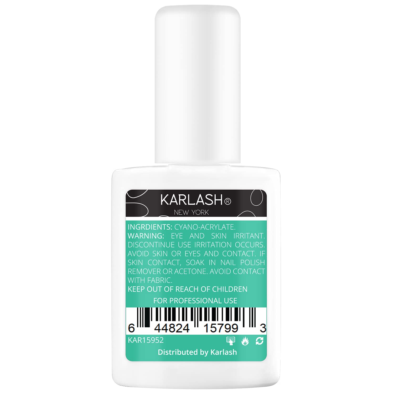 Karlash gel con aplicador para uñas, adherencia confiable