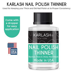 Karlash Professional Nail Polish Thinner in a salon setting for consistent results
