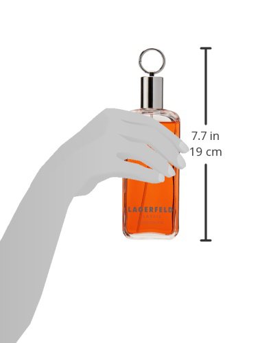 Karl Lagerfeld spray action demonstrates easy application and all-day scent.
