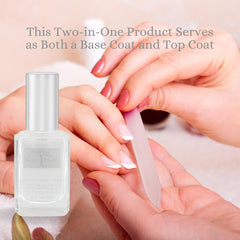 Karma Organic aplicación de base suave para una base uniforme en uñas.