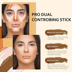 KARNAR contour application on cheekbone – easy blend for natural definition.
