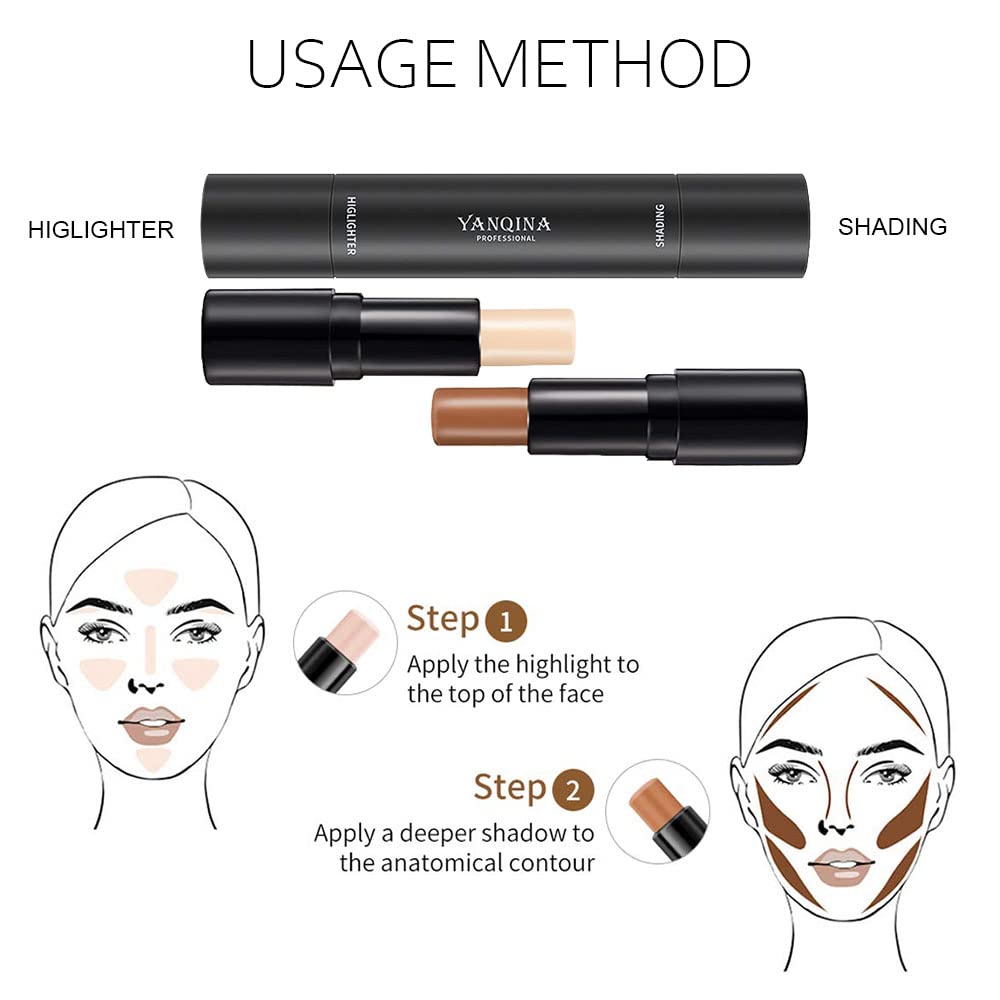 KARNAR highlighter stick close-up – shiny finish for radiant radiance.