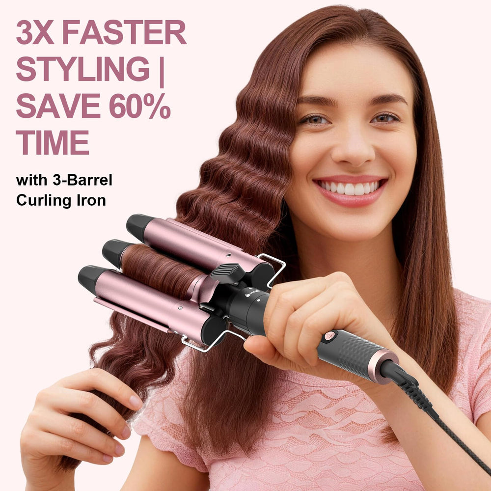 Karrong 0.75-inch curling wand for defined, tight curls.