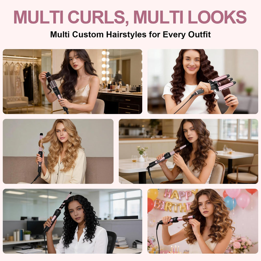 Karrong 1.25-inch curling iron for voluminous curls and bounce.
