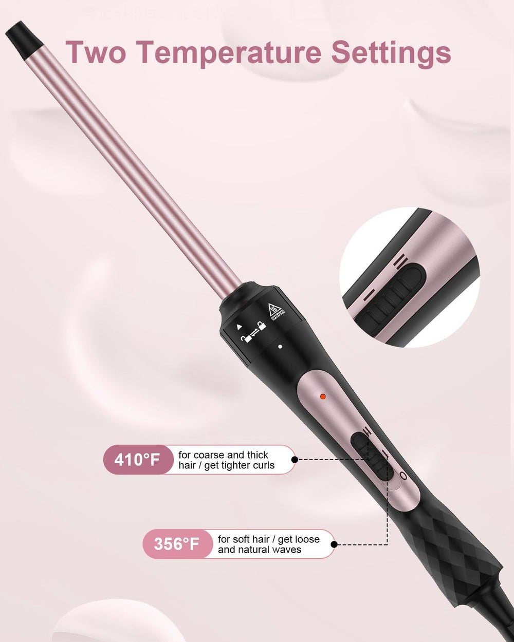 Karrong ergonomic handle reduces hand fatigue during long styling sessions
