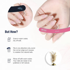 Karroy acrylic removal nail file for artificial nails