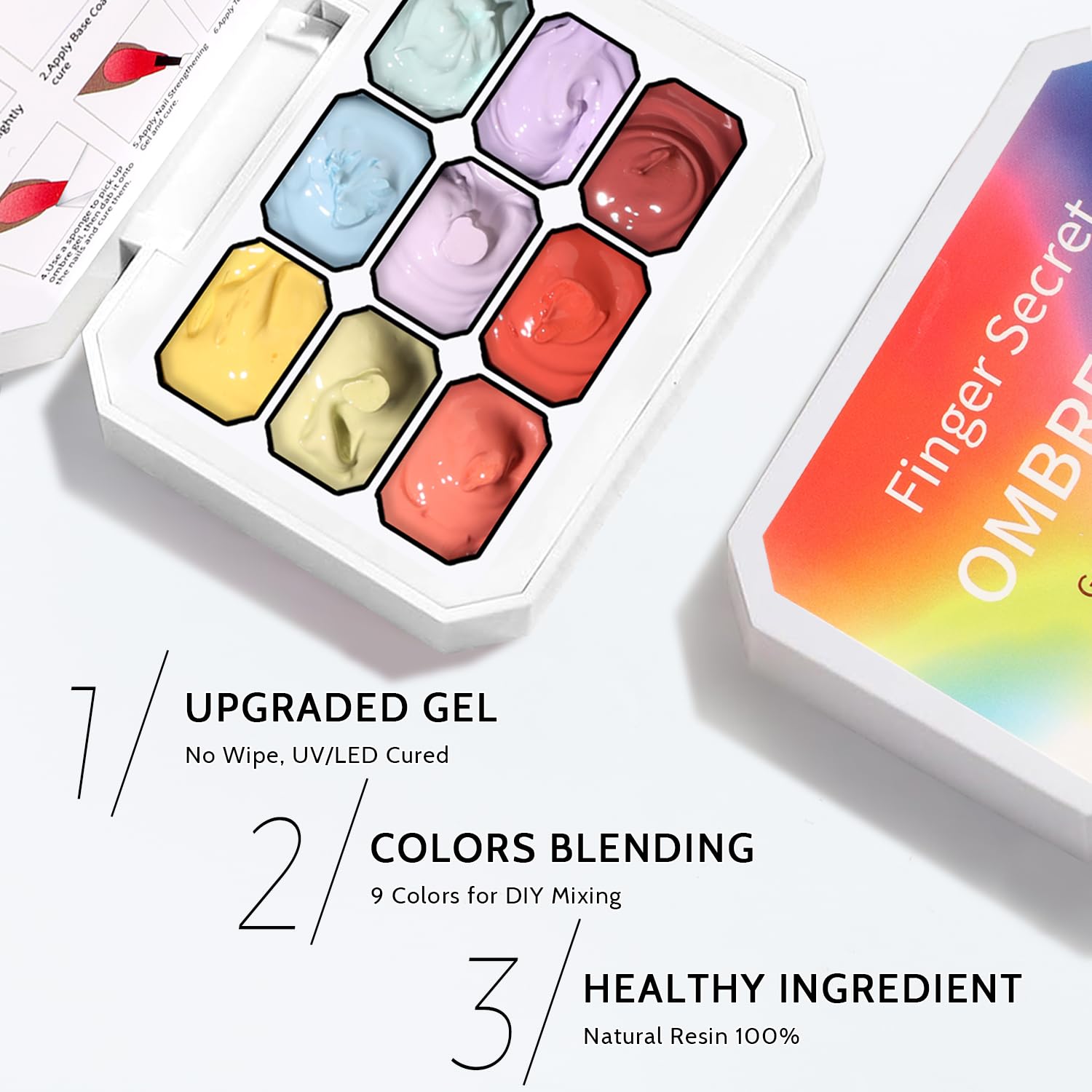 Karroy curado UV/LED para uñas, secado rápido