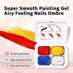 Karroy solid gel colors appear highly pigmented for vivid nail art