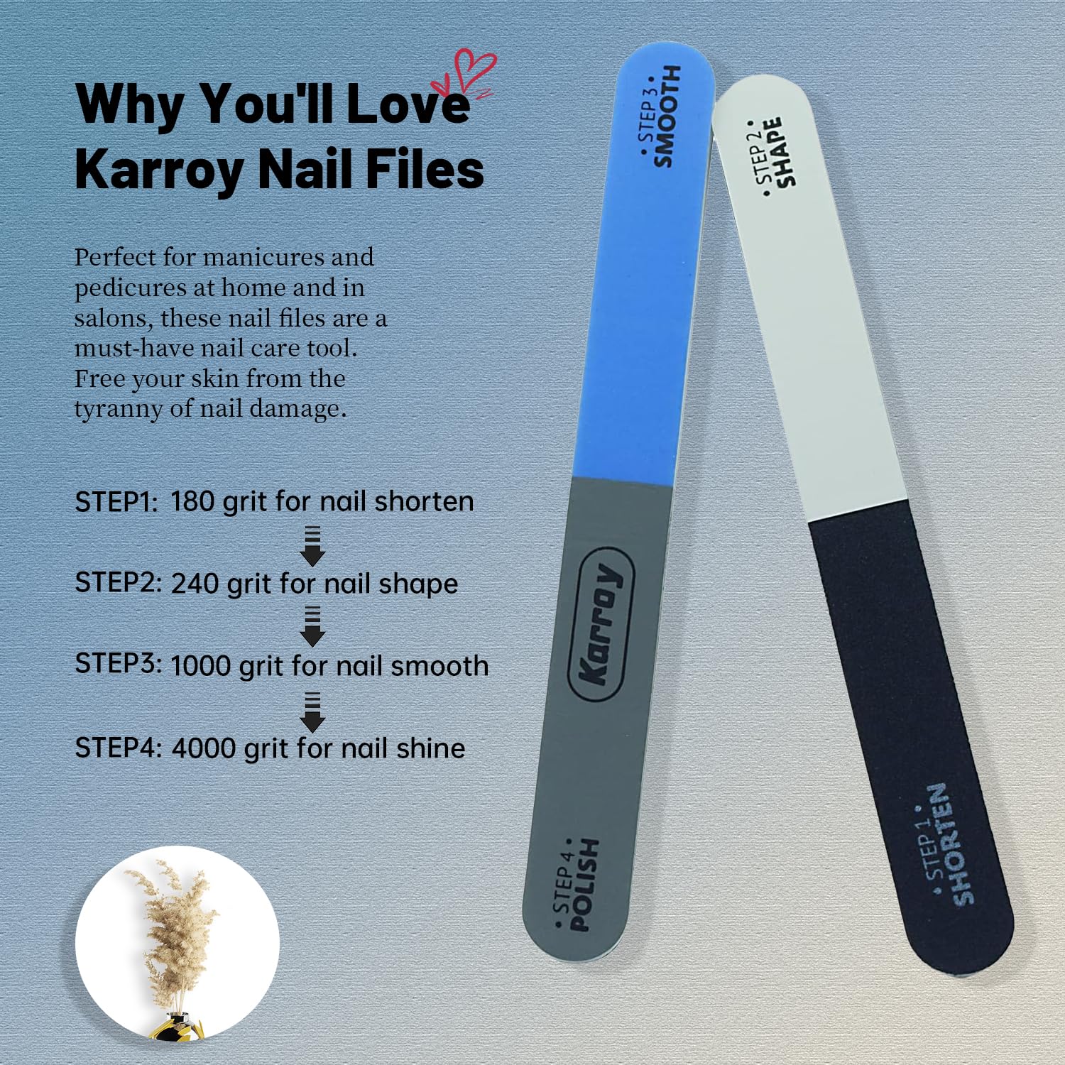 Karroy remove acrylic nails to prep natural nails.