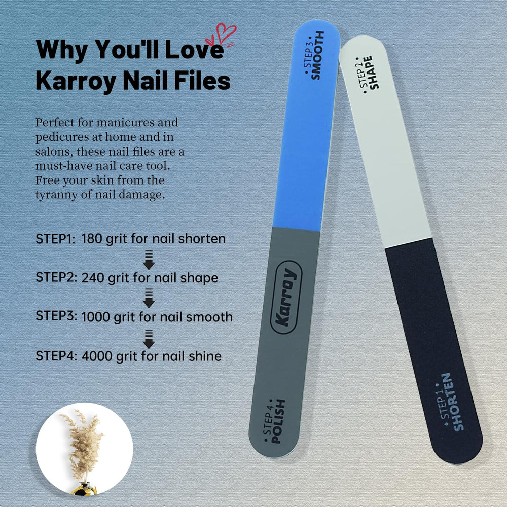 Karroy remove acrylic nails to prep natural nails.