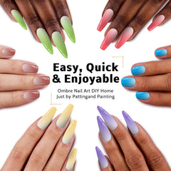 Karroy soft nail sponges set of 100 for precise color tapping