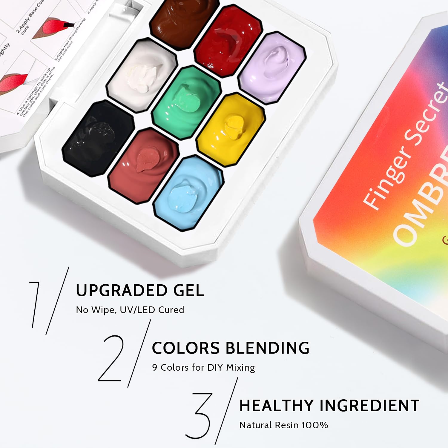 Karroy UV/LED curing gel for fast, durable nail results