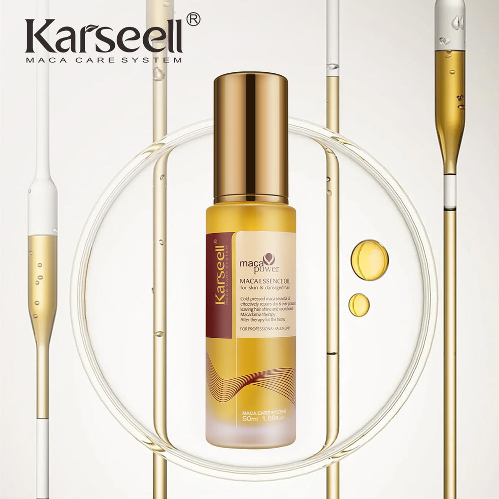 Karseell Aceite de Argán, gotas para aplicación precisa y rápida.