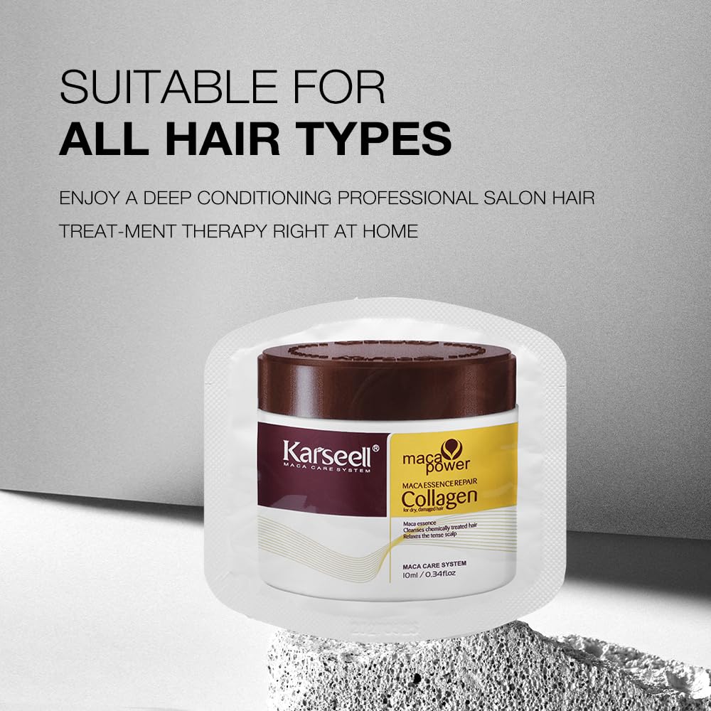 Karseell Apto para todo tipo de pelo: teñido, rizado y liso.