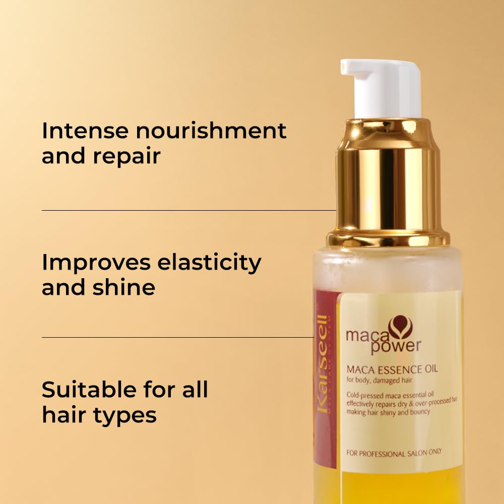 Karseell argan oil droplet smoothing hair ends