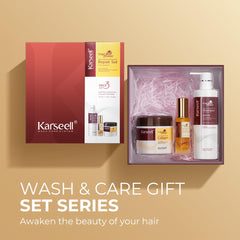 Karseell argan oil shampoo lather close-up