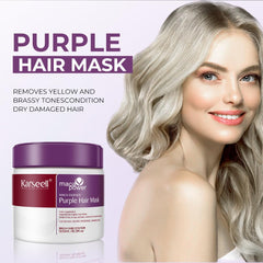 Karseell blonde-silver hair mask tones highlights with hydration and shine.