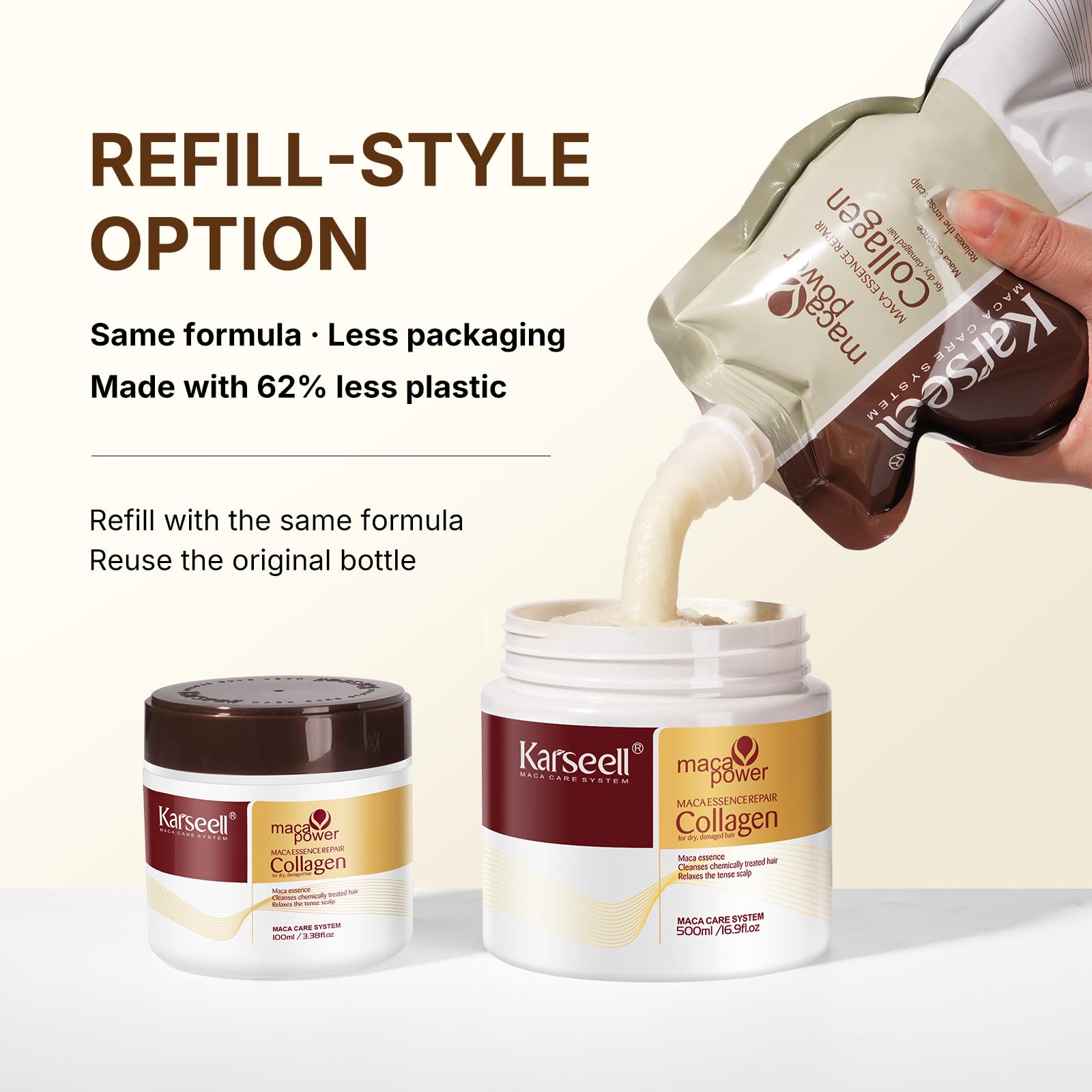 Karseell packaging design blocks light to protect formula.