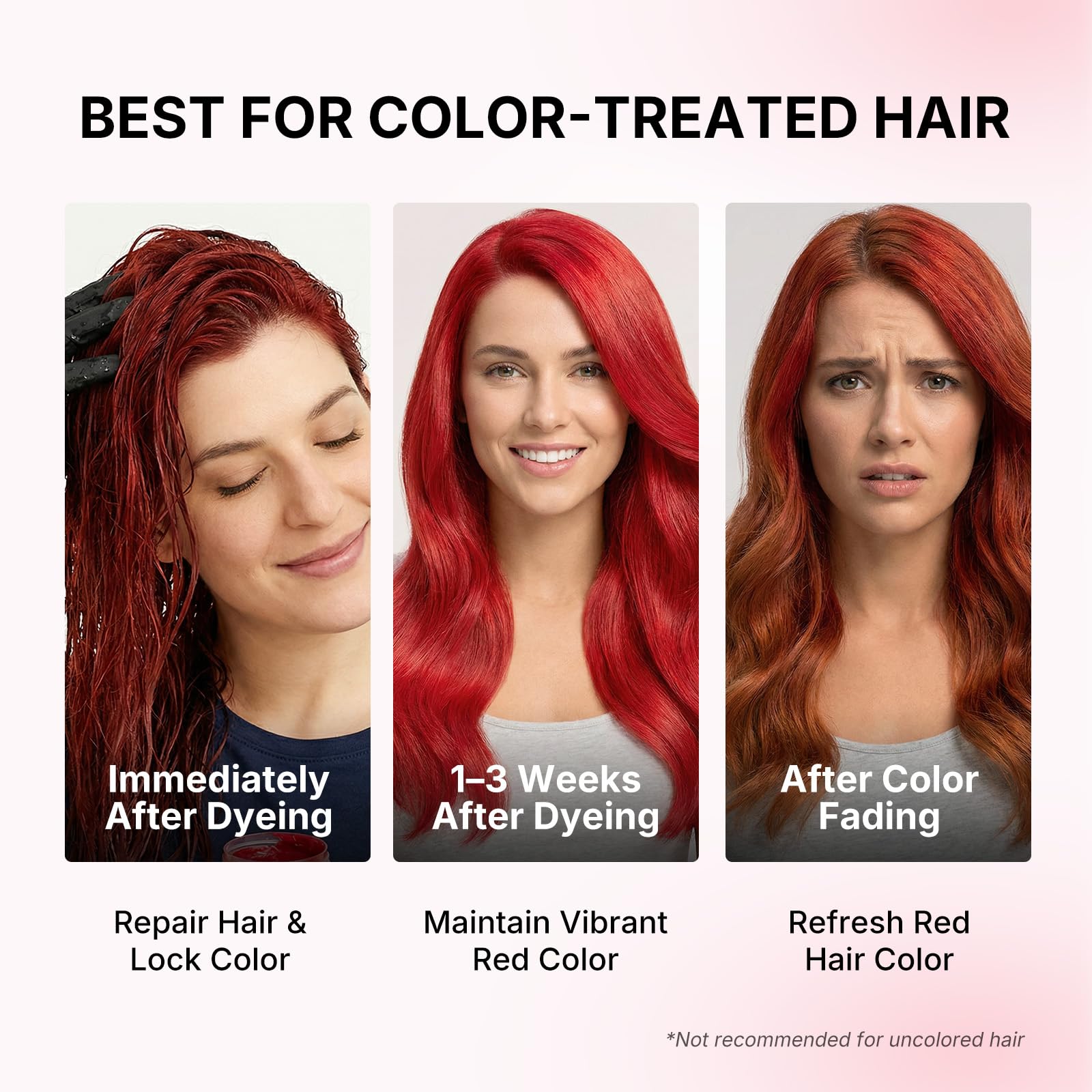 Karseell bottle delivers vibrant red result after wash.