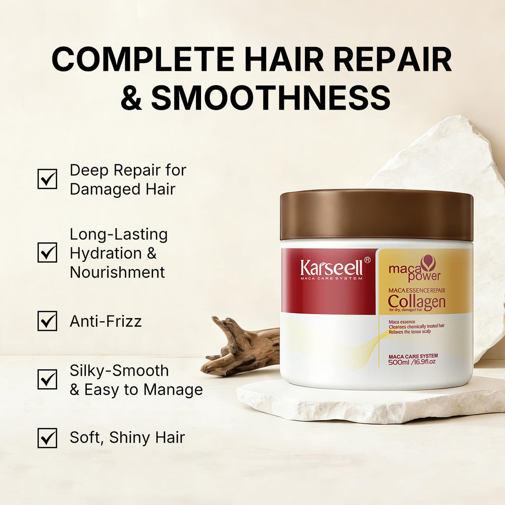 Karseell color-treated-hair-friendly-formula supports vibrant color with gentle care.
