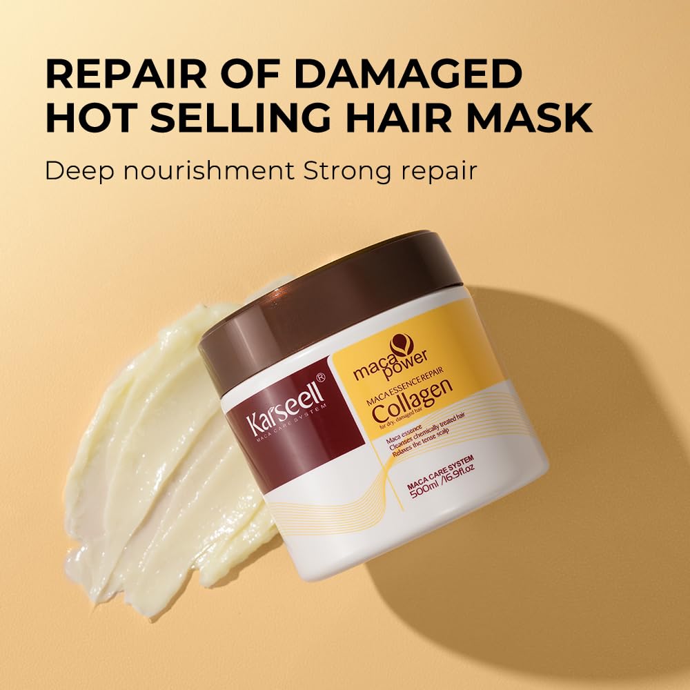 Karseell hair gloss after use demonstrates shine