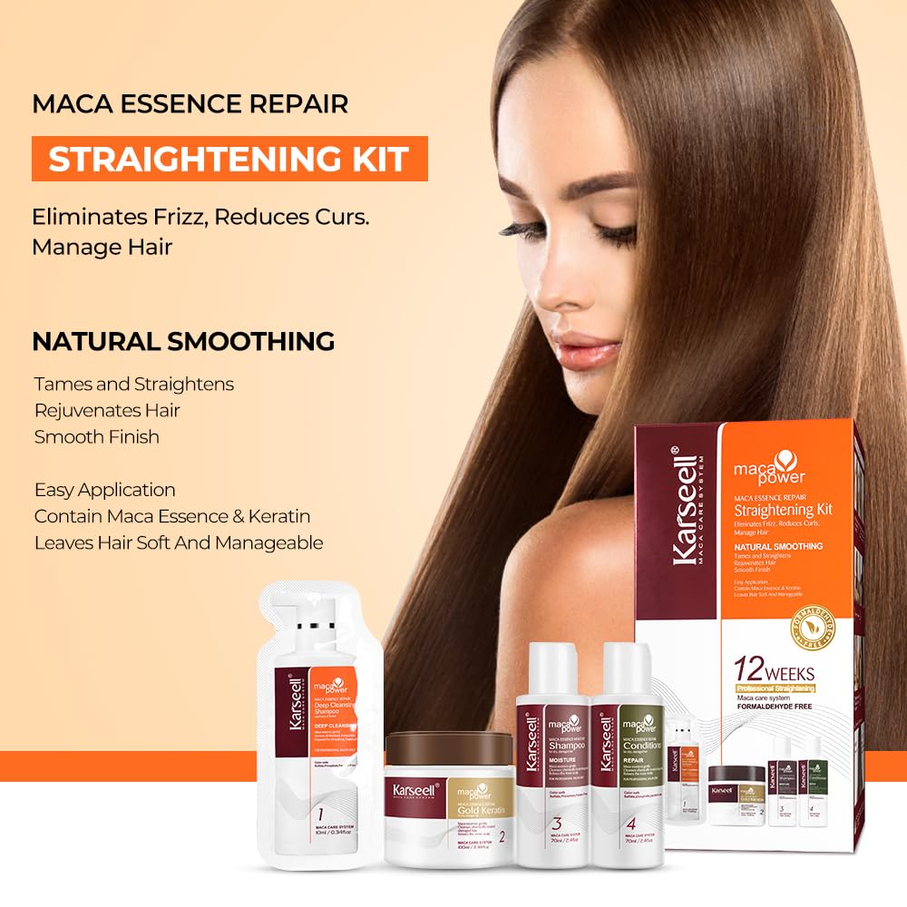 Karseell Maca essence repair shampoo bottle (70ml) for gentle cleansing and manageability