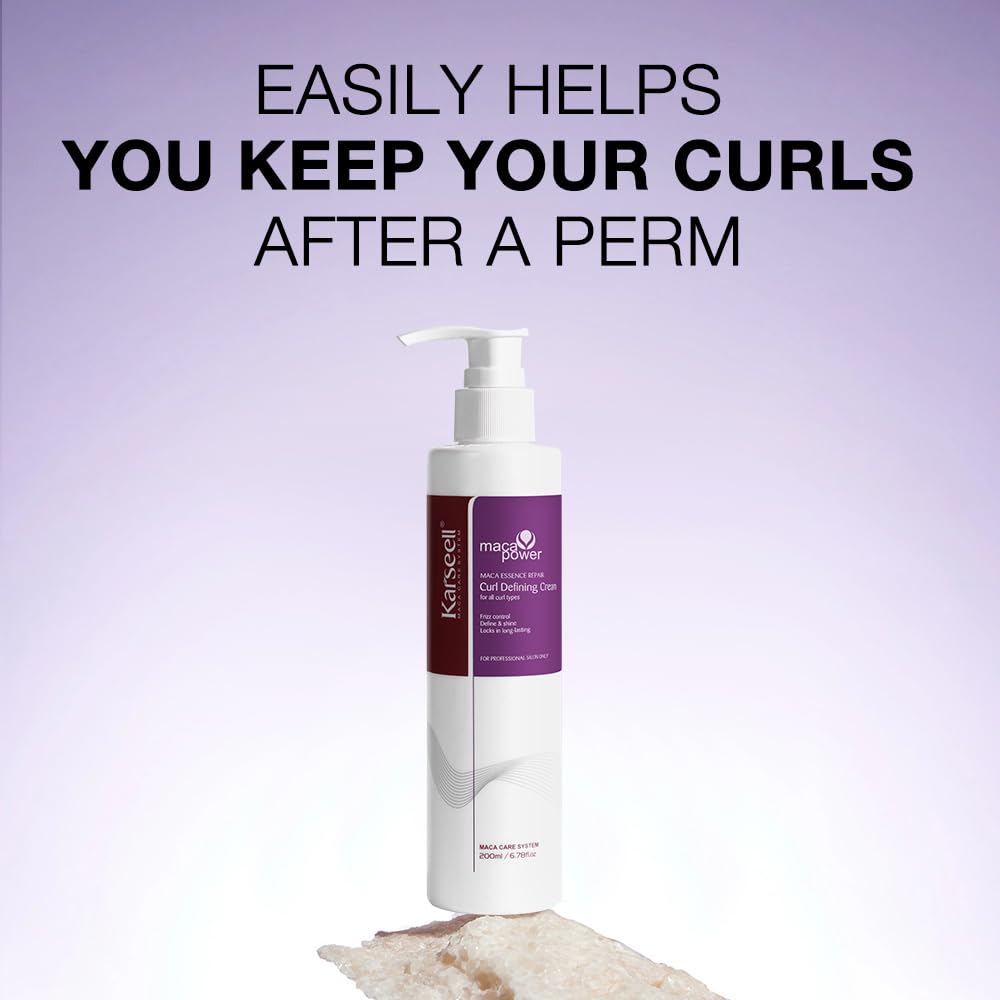 Karseell crema definidora: resultado brillo y volumen.