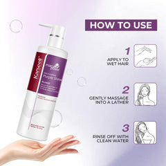 Karseell purple shampoo after-use brass neutralization helps brighten silver-gray strands