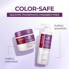 Karseell Purple Shampoo bottle for color-balanced silver hair