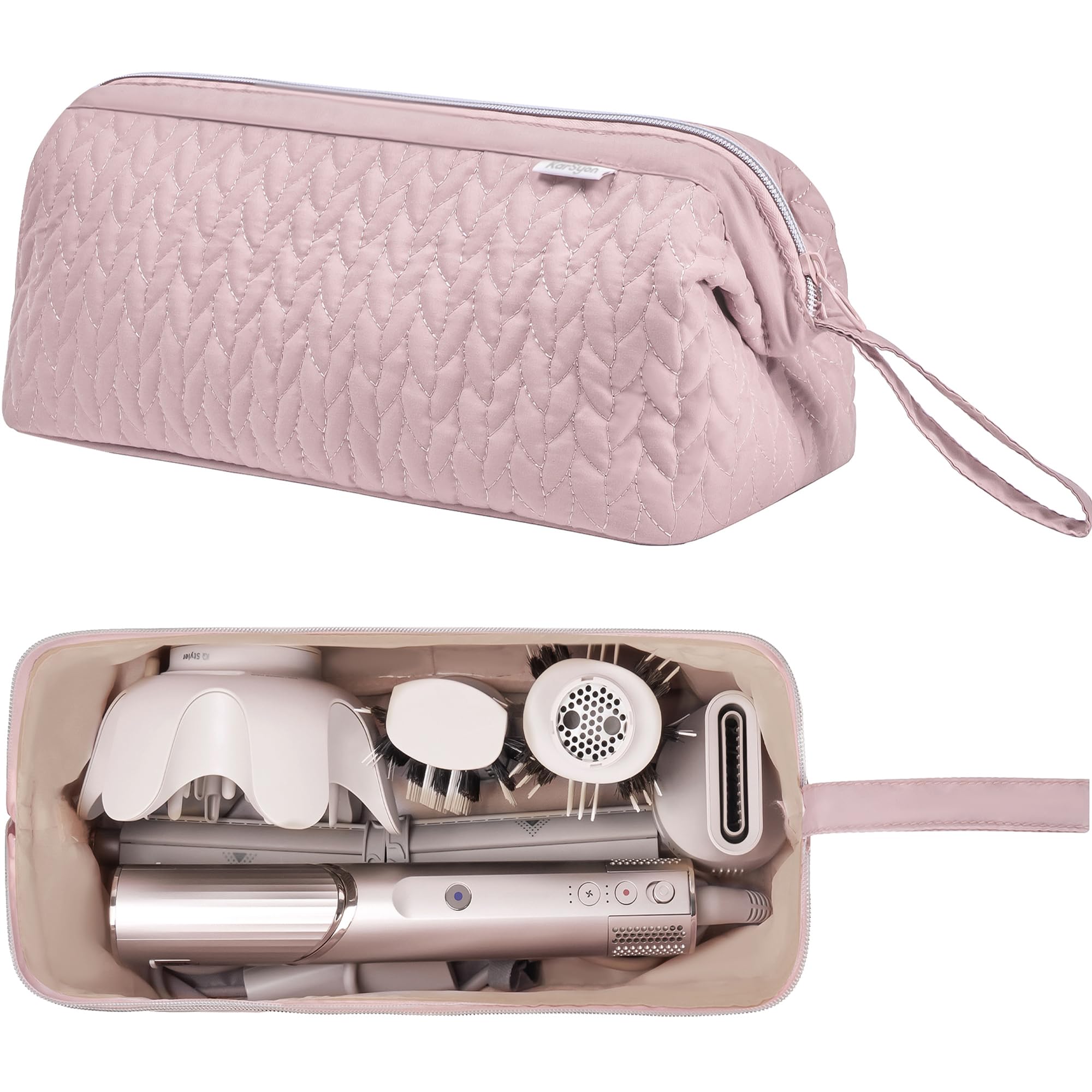 KarSyon Shark Flex Style Case interior with organized compartments for accessories.