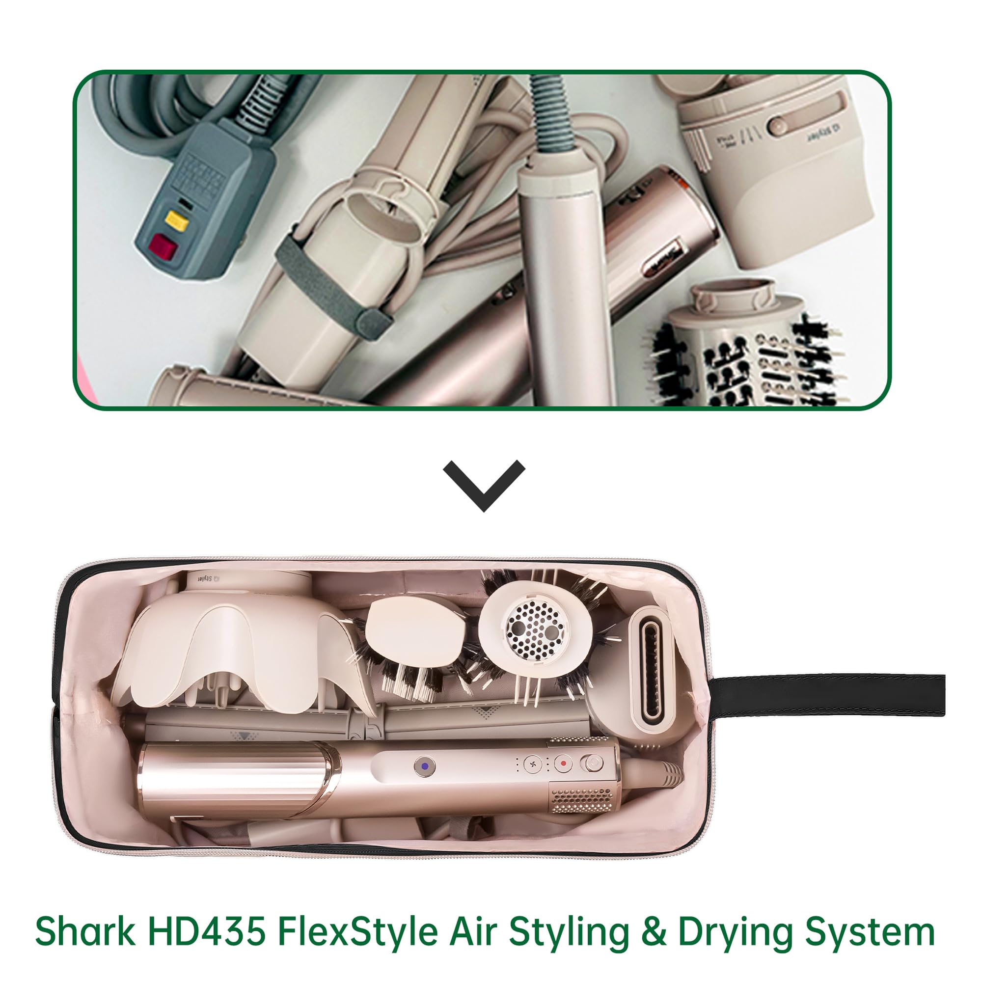 KarSyon lightweight-portable-hair-dryer-organizer easy to carry and save space.