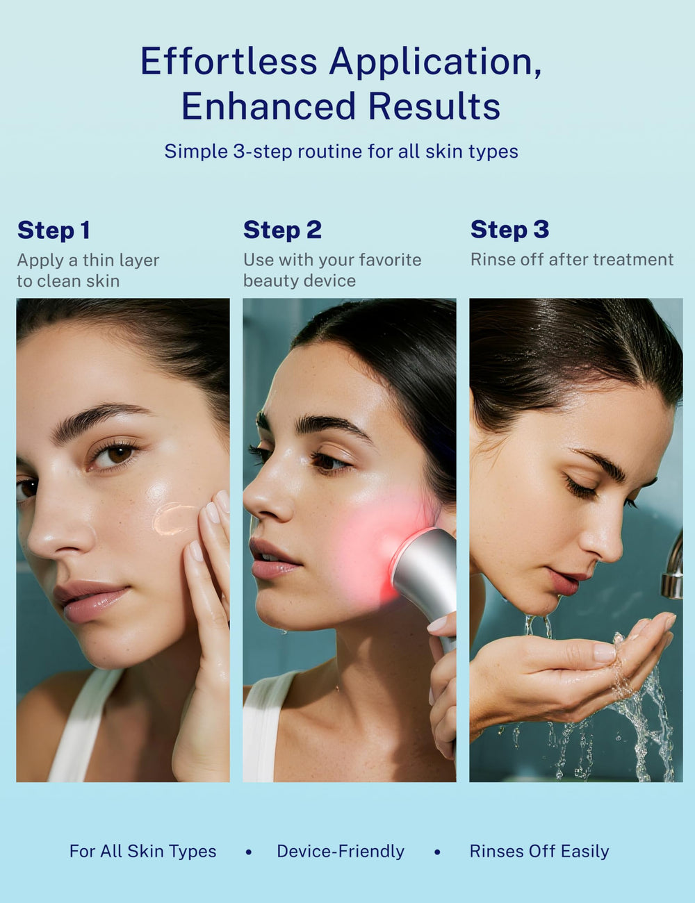 KARUNO at-home microcurrent setup with this gel supports salon-like care.