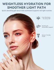 KARUNO Serum Activación Luz Roja, fórmula hidratante para la piel durante sesiones.