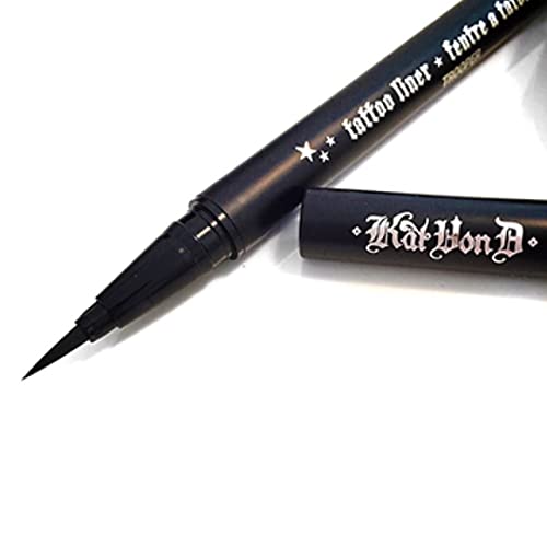 Kat Von D Tattoo Liner Trooper Black dramatic eye look with waterproof finish