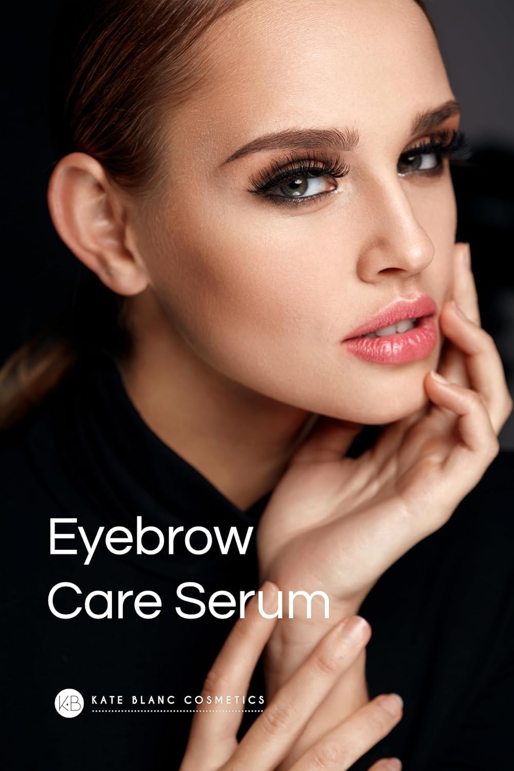 Glass bottle highlighting hexane-free, cold-pressed purity for hair and skin.