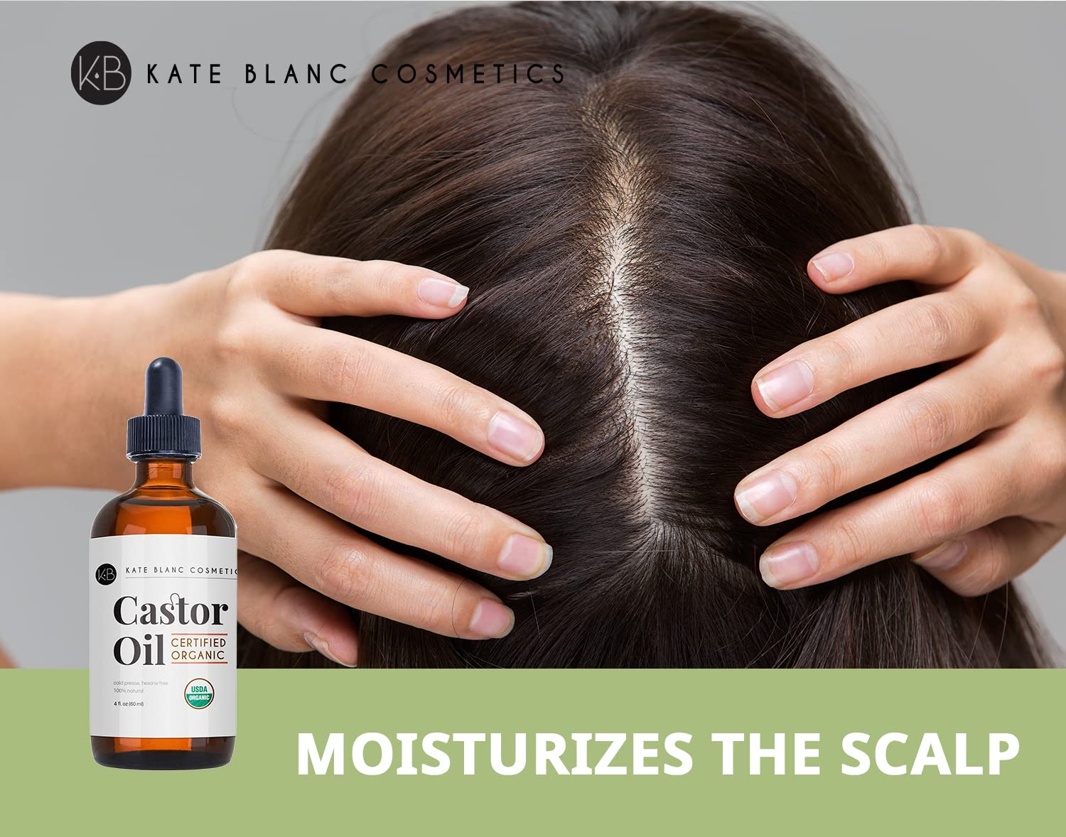 Kate Blanc Cosmeticos Textura Nutritiva, Brillo Natural para piel, cejas y cabello.