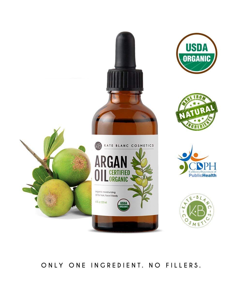 Kate Blanc Cosmetics Argan Oil ingredients: 100% pure, cold-pressed for purity and potency