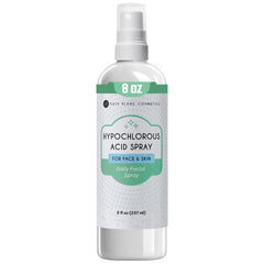 Kate Blanc Cosmetics spray hipocloroso para rostro, refresca y limpia suavemente.