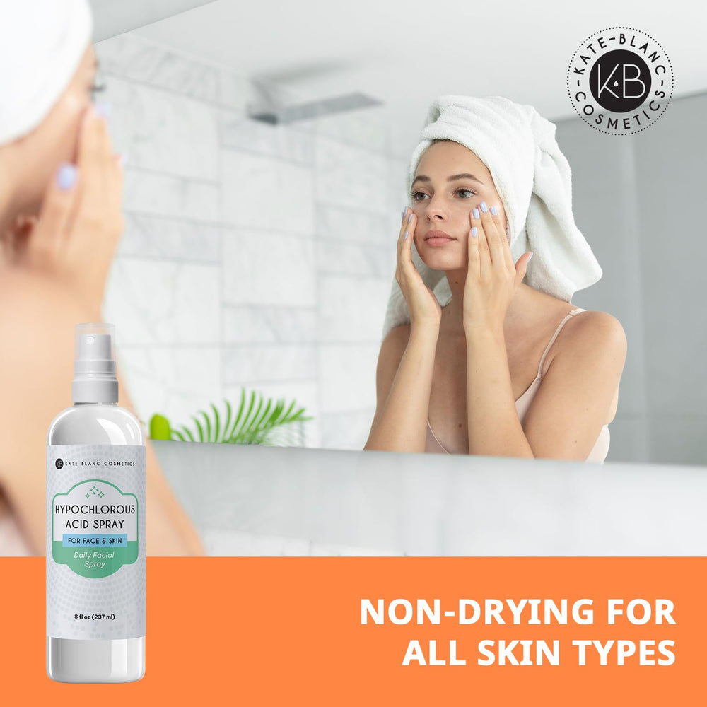 Kate Blanc Cosmetics uso diario en piel sensible para limpieza suave y refrescante.