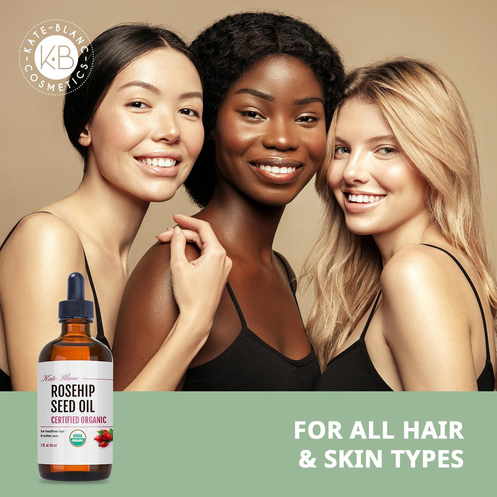 Kate Blanc Rosehip Oil pre-dermaplaning prep for smoother skin.